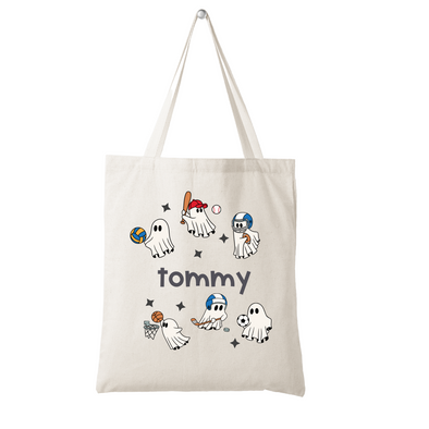 Sporty Ghosts - Personalized Tote