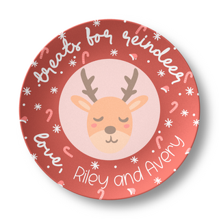 Treats for Reindeer - Personalized Plate