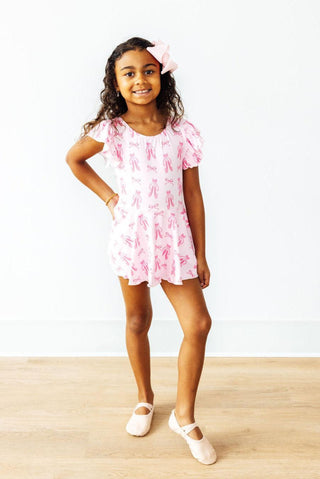 Twirling en Pointe S/S Twirl Leotard