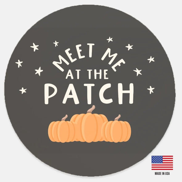 Meet Me at the Patch Fall Wood Sign
