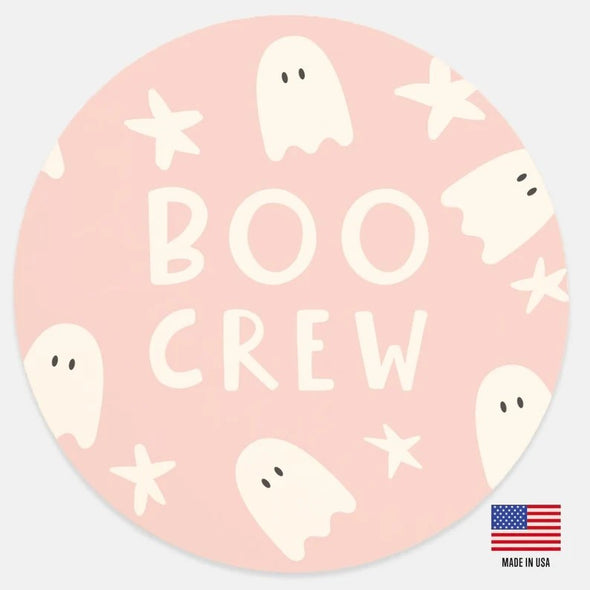 Boo Crew Halloween Wood Sign