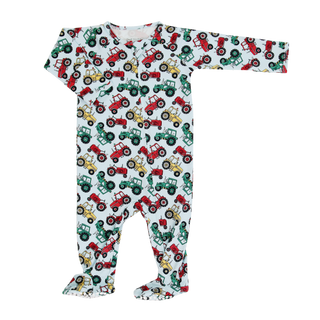 Down on the Farm Zipper Footie