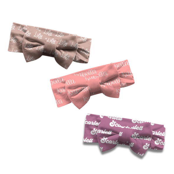 three different types of bow ties on a white background