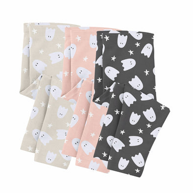 Ghosts and Stars Halloween Leggings for Kids