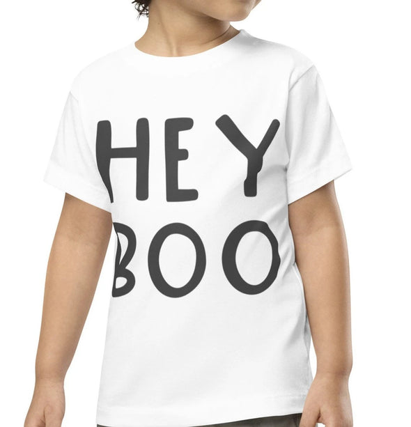 Hey Boo Adults and Kids Halloween Shirt