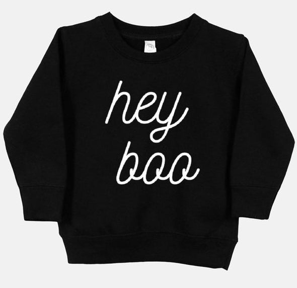 Hey Boo Toddler Halloween Sweatshirt