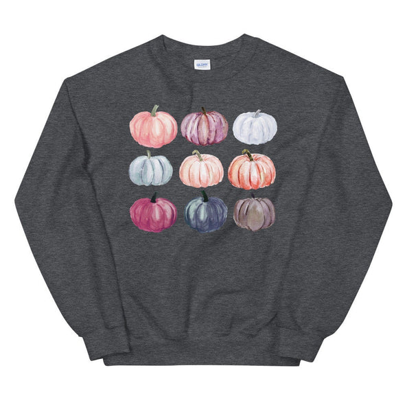 Watercolor Pumpkin Halloween Sweatshirt