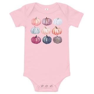 Watercolor Pumpkins Baby Bodysuit