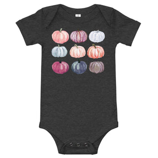 Watercolor Pumpkins Baby Bodysuit