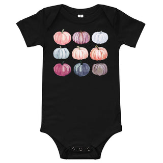 Watercolor Pumpkins Baby Bodysuit