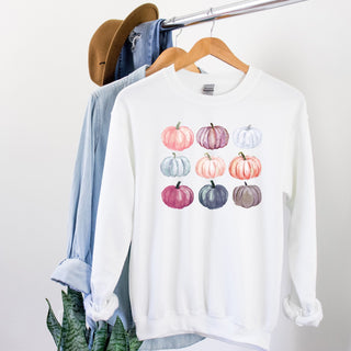 Watercolor Pumpkin Halloween Sweatshirt