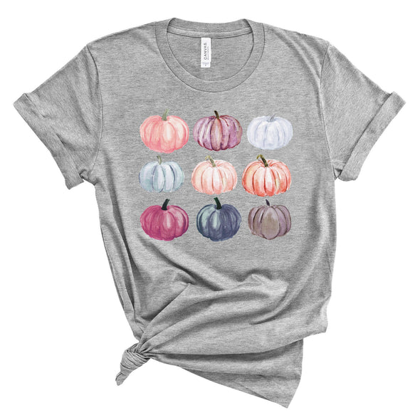 Pumpkin Watercolor Fall Halloween Shirt