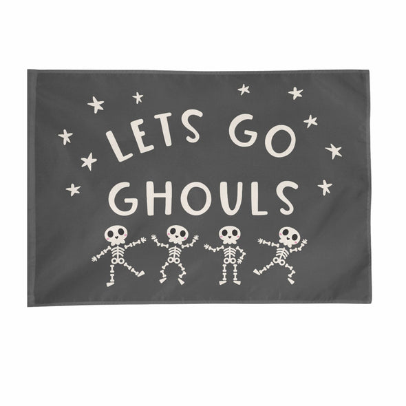 Let's Go Ghouls Decor Wall Banner