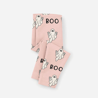 Boo Ghost Halloween Girls Toddler and Youth Leggings