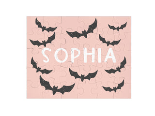 Personalized Halloween Bat Name Puzzle