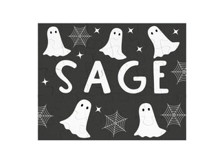 Halloween Name Puzzle - Personalized Ghost Gift for Kids