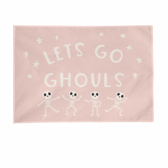 Let's Go Ghouls Decor Wall Banner