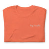 Hey Pumpkin Embroidered Orange T-Shirt