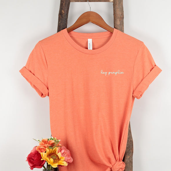 Hey Pumpkin Embroidered Tee