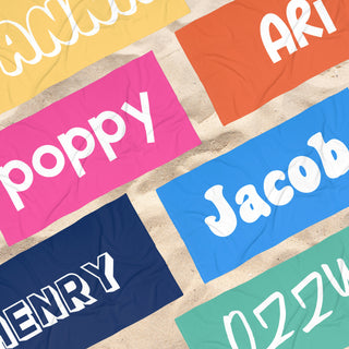 Personalized Custom Towel, Beach Towel, Name Towel, Girl Towel Gift, Name Towel, Kids Towel, Personalized Gift, Custom Gift