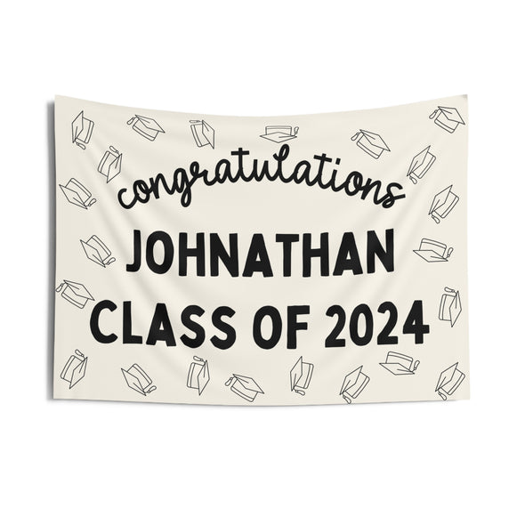 Personalized Graduation Banner, Custom Graduation Decoration