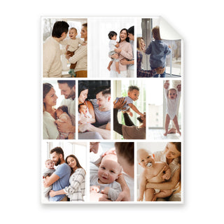 The Perfect Ten 10 photo collage blanket