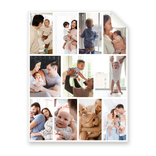 Eleven Memories 11 photo collage blanket