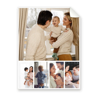 The Handful featured layout, one large photo and four small