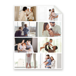 Picture Perfect Eight 8 photo collage blanket