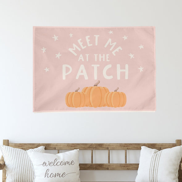 Meet Me at the Patch Fall Flag