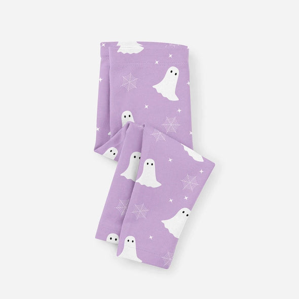 Ghosts and Webs Halloween Leggings for Kids