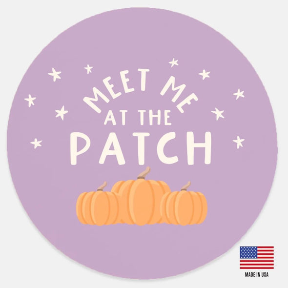 Meet Me at the Patch Fall Wood Sign