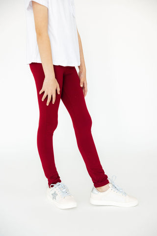 Burgundy Leggings