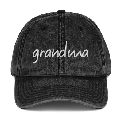 Grandma Vintage Cotton Twill Cap