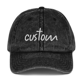 Custom Vintage Cotton Twill Cap