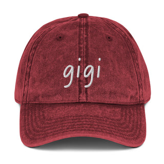 Gigi Vintage Cotton Twill Cap