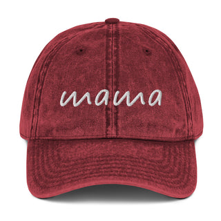 Mama Vintage Cotton Twill Cap