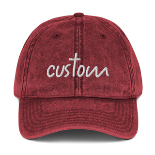 Custom Vintage Cotton Twill Cap