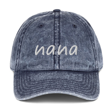 Nana Vintage Cotton Twill Cap