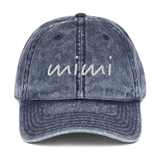 Mimi Vintage Cotton Twill Cap