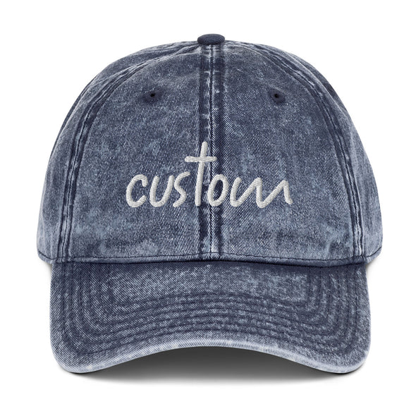 Custom Vintage Cotton Twill Cap