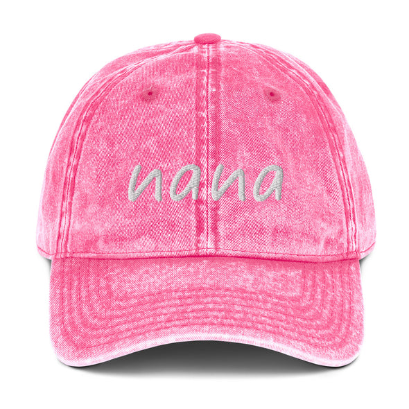 Nana Vintage Cotton Twill Cap