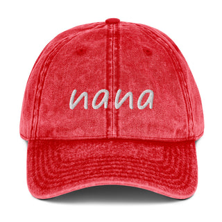 Nana Vintage Cotton Twill Cap