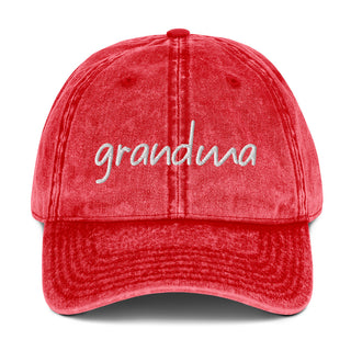 Grandma Vintage Cotton Twill Cap