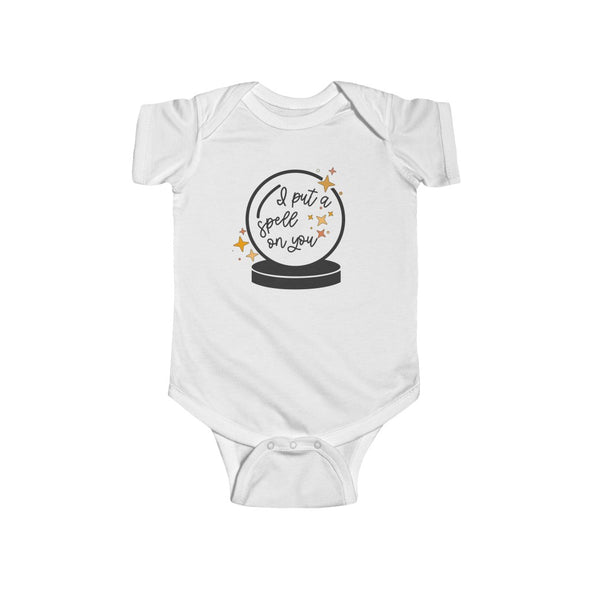 I Put A Spell On You Halloween Newborn and Infant Fine Jersey Bodysuit