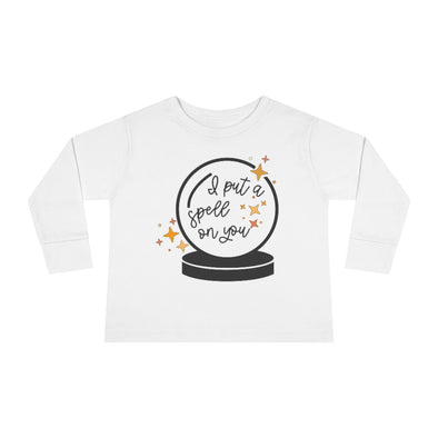 I Put a Spell On You Halloween Toddler Long Sleeve Tee