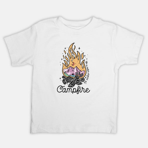 Life is Better Around the Campfire - Toddler Tee