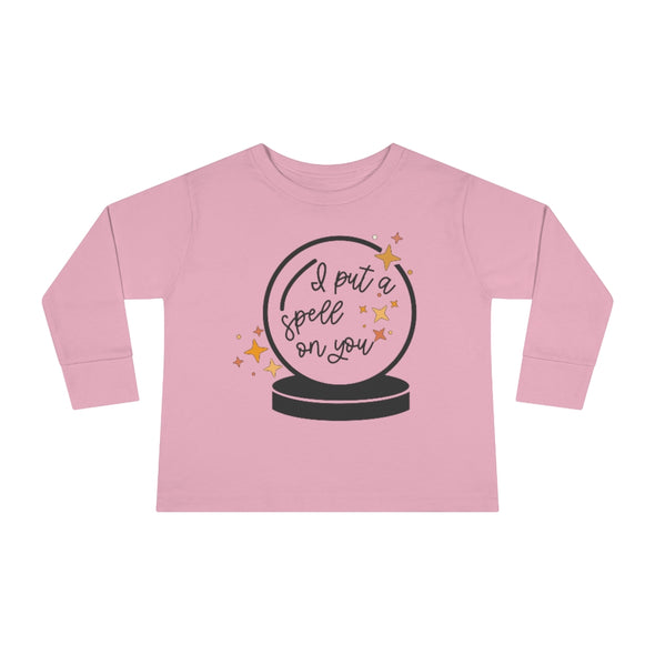 I Put a Spell On You Halloween Toddler Long Sleeve Tee