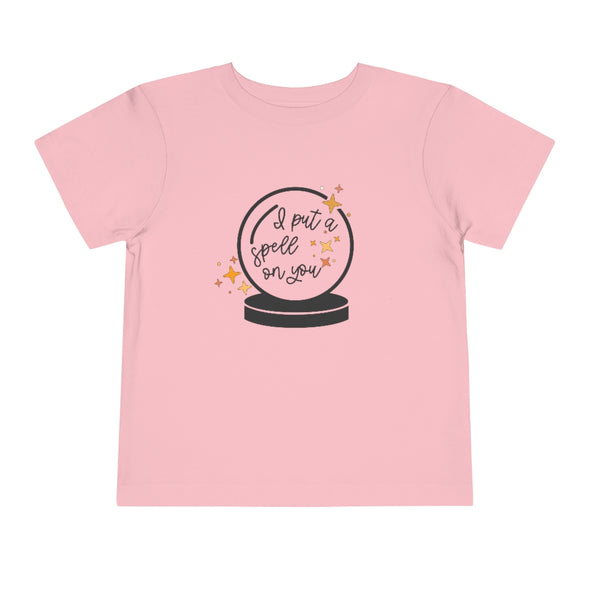 I Put A Spell On You Halloween Toddler Short Sleeve Tee