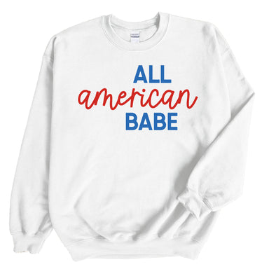 All American Babe 4th of July Sweatshirt